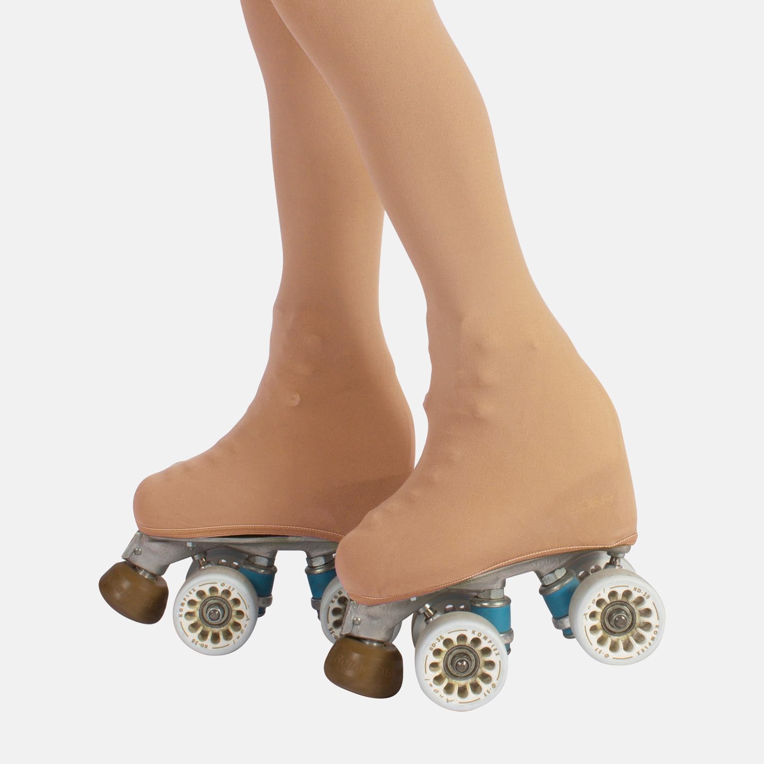 CALZITALY PACK 1/2 Medias Cubrepatin Para Niña – 70 DEN | Patinaje Artístico | Professional Skating | Natural, Negro | 6, 8, 10, 12 Años | Calcetería Italiana