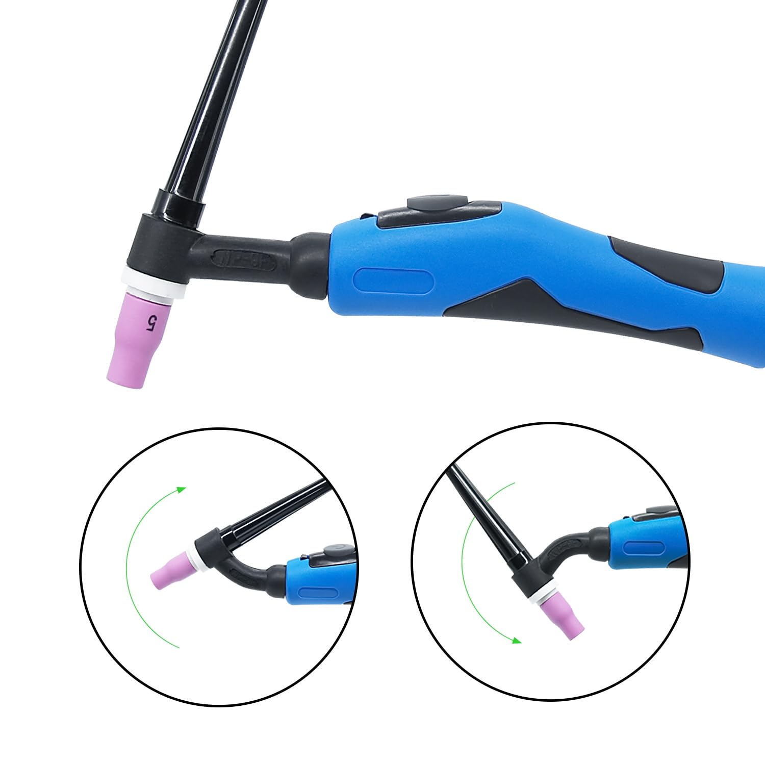 Torcia TIG WP-9 Da 200A Con Connettore Europeo - Per Saldatrici MIG/MAG E Inverter - Foto 5