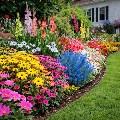 Amazing Deal-Complete Spring & Summer 100 Bulbs Blooming Bee & Butterfly Garden Collection-Beautiful Flowers that Attract Bees, Butterflies, Hummingbirds & Other Pollinators-Easy to Grow 1000's Sold