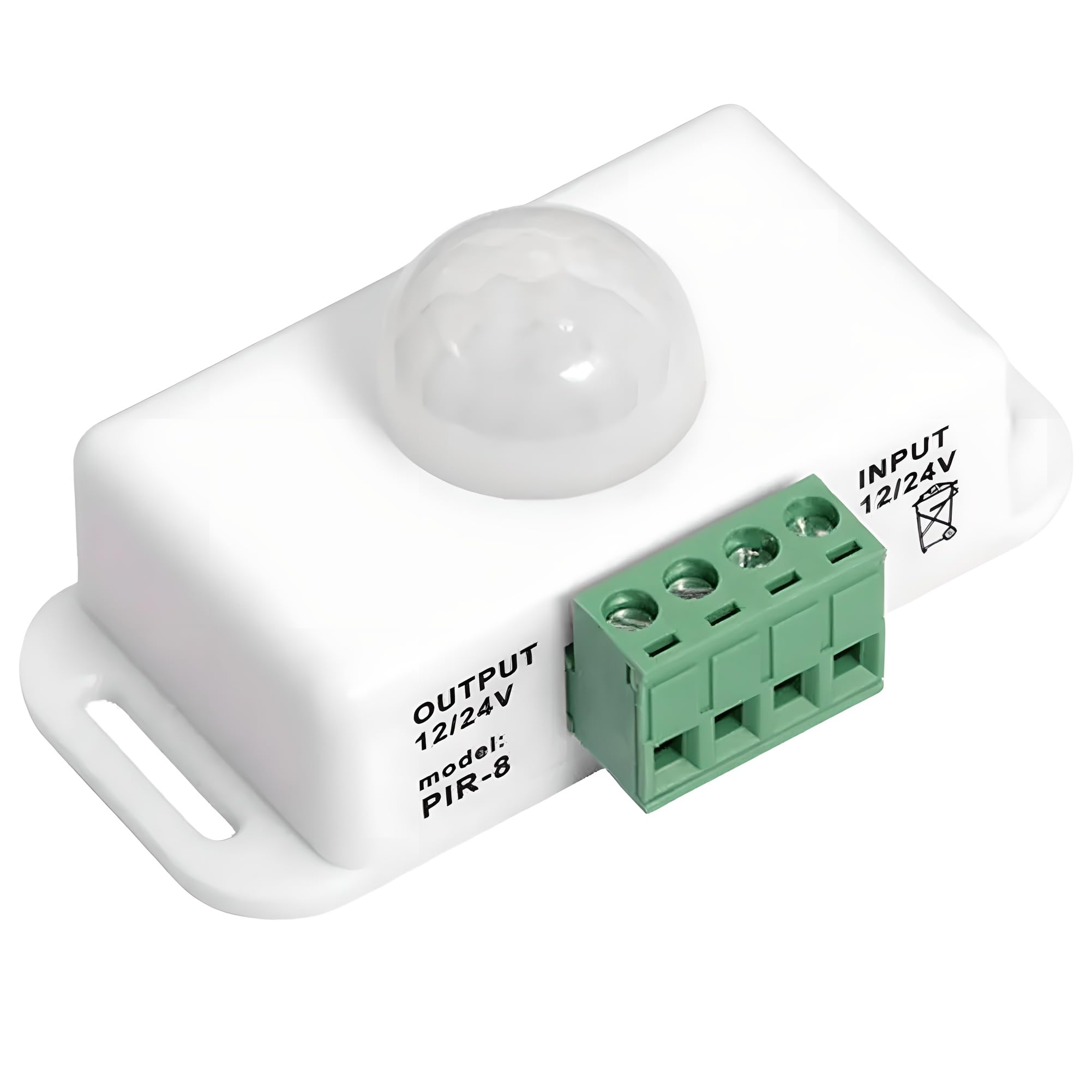 Clearhill 2pcs 12V-24V PIR Motion Sensor Switch, Infrared LED Light Controller for Strips Adjustable Timer (1-10 Min)