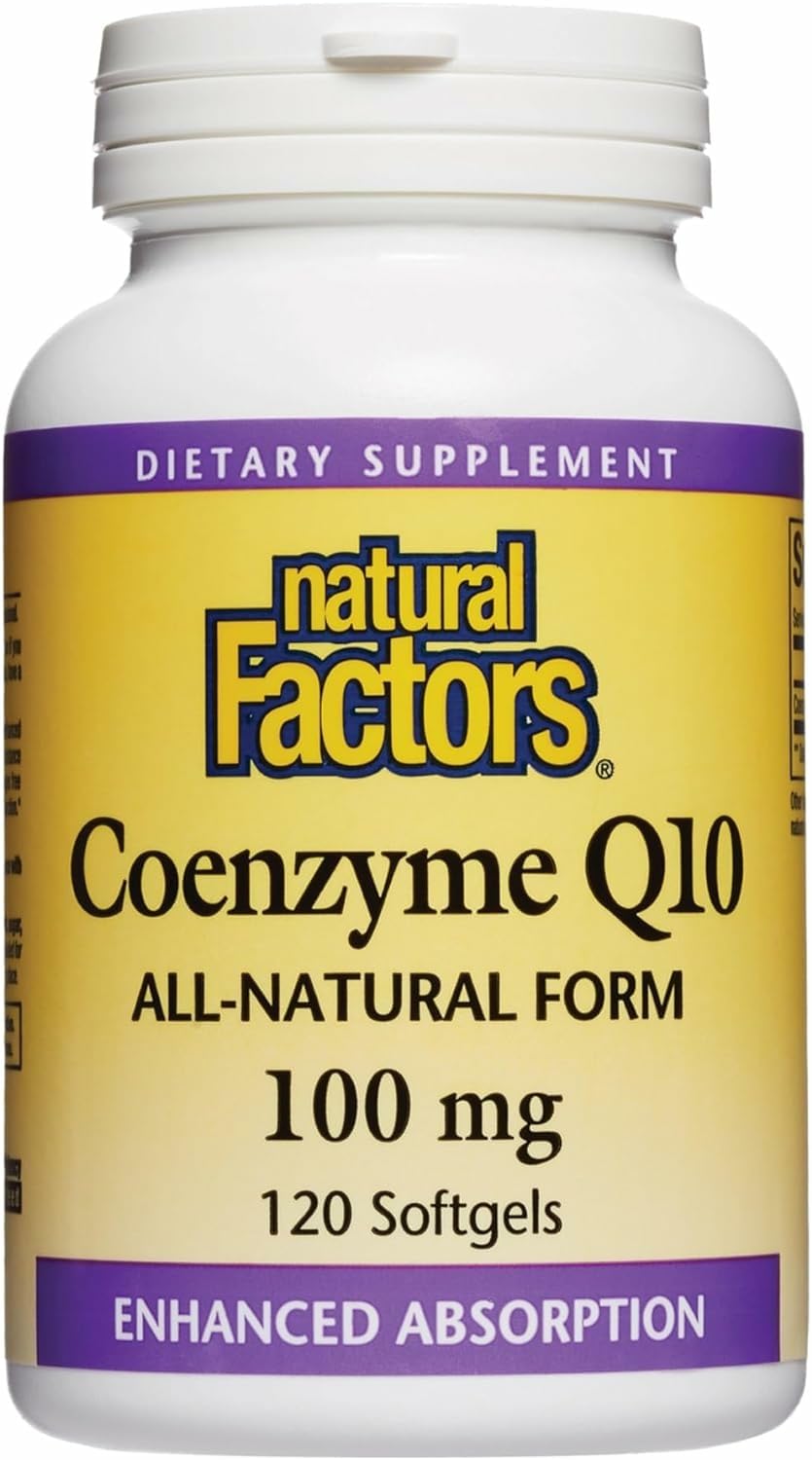 Natural Factors100% Natural CoQ10 (100mg, 120 Softgels)