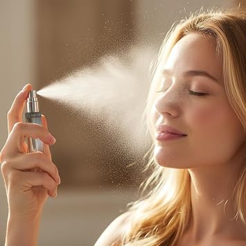10ml 丸型香水詰め替えスプレーボトル 旅行やサンプル容器用, ブラウン, 10ml