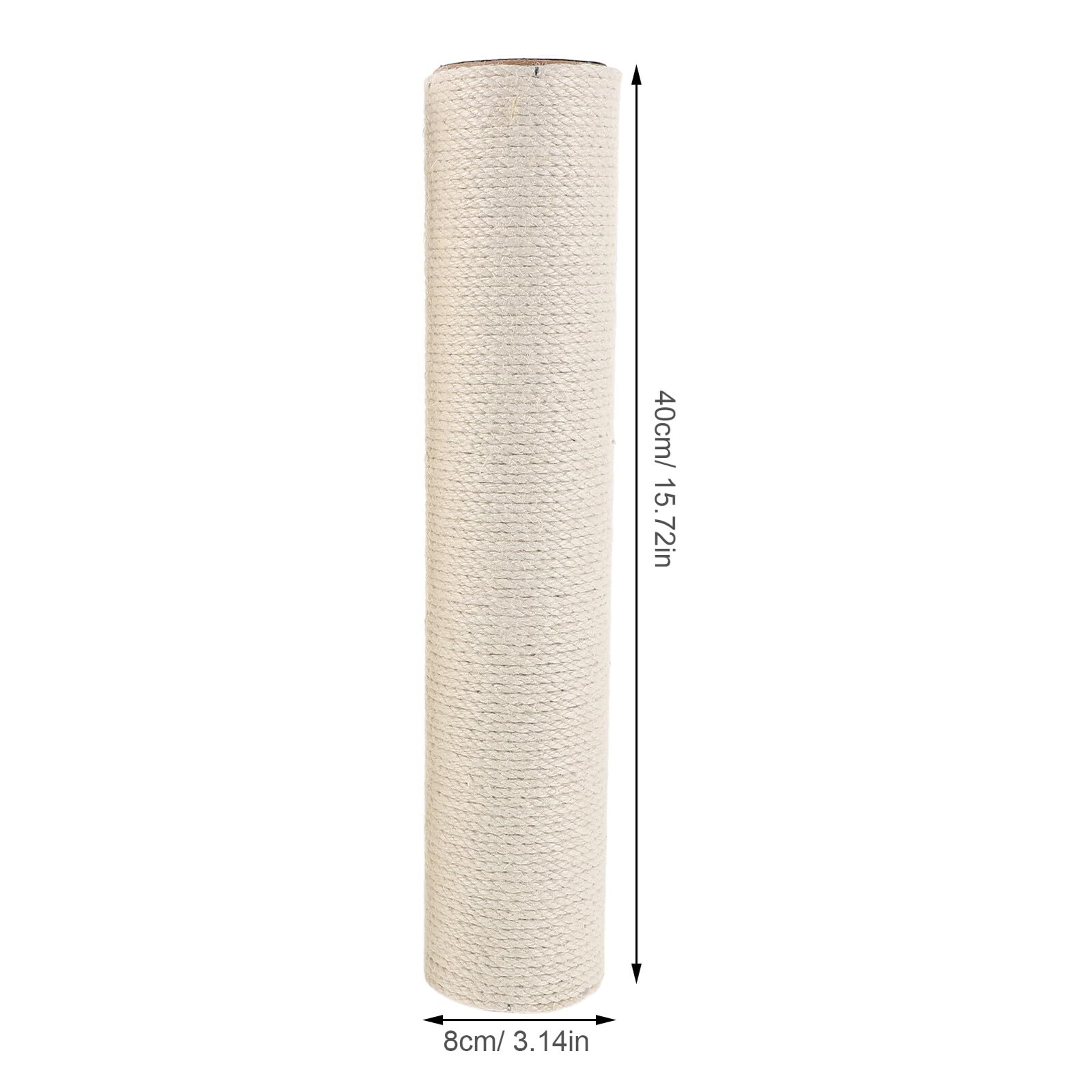 TOYANDONA Pieza de Reemplazo de Cuerda de Sisal para Árbol de Gatos, Cuerda Resistente con Tornillos para Rascadores de Mascotas