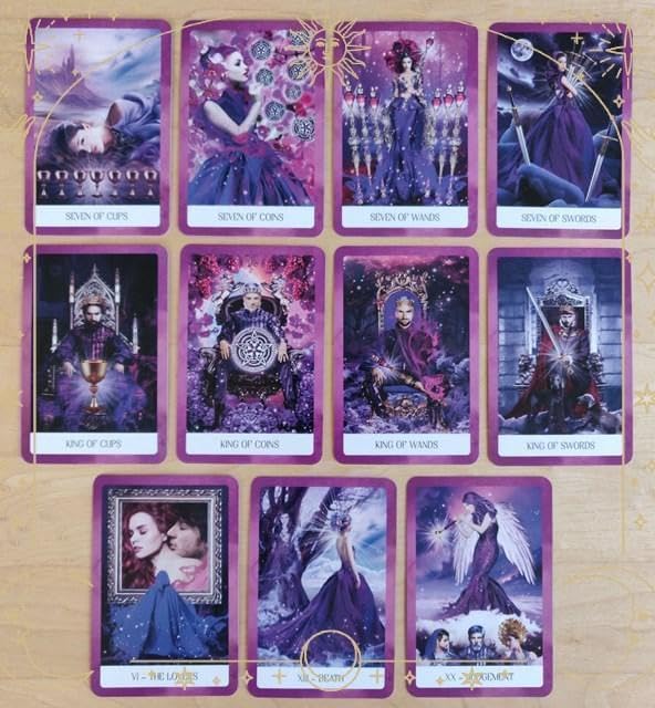 正規品タロットカード異色な美麗デッキ7色チャクラ×タロットを