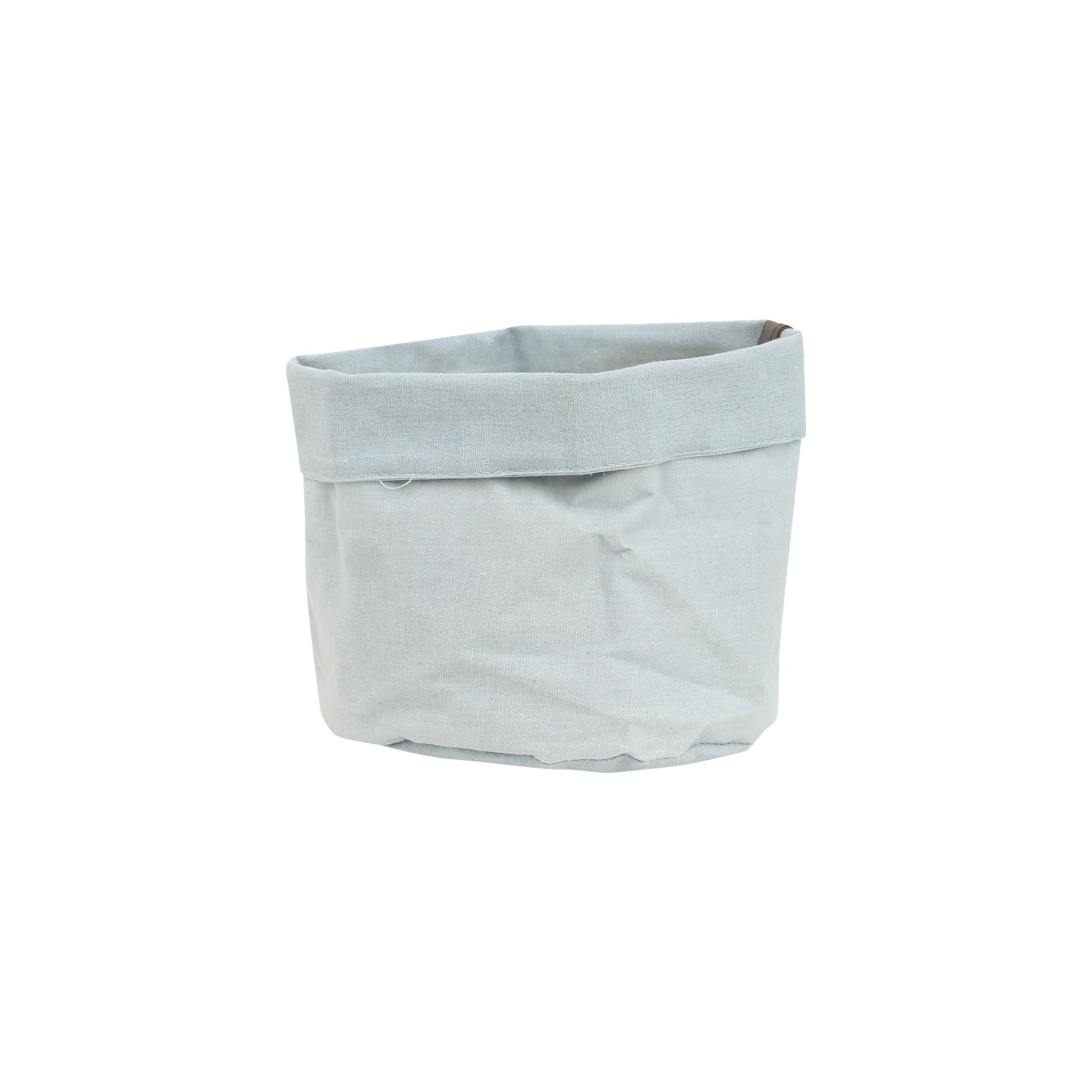 Bolsa para Plantas de Aspecto Rústico, Maceta Flexible, Azul Antiguo, D18