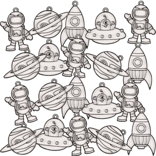 Attrape-soleil enfant thème espace lot de 24 pour loisirs créatifs et activités maison