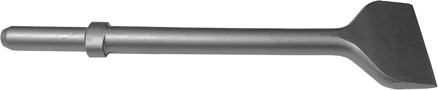 Champion Chisel 18 Inch Long by 3 Inch Wide .680 Round Shank Oval Collar Chipping Hammer Chisel/Pneumatic