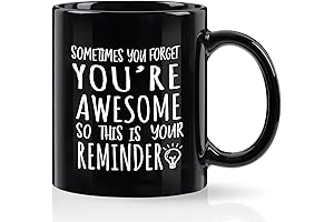 Awesome Coffee Mugs: Cabtnca Inspirational Coffee Mug 'Sometimes You Forget You're Awesome' Gifts