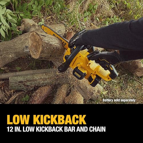 DEWALT 20V MAX 12 in. Cordless Chainsaw, Bare Tool Only (DCCS621B) - Image 6