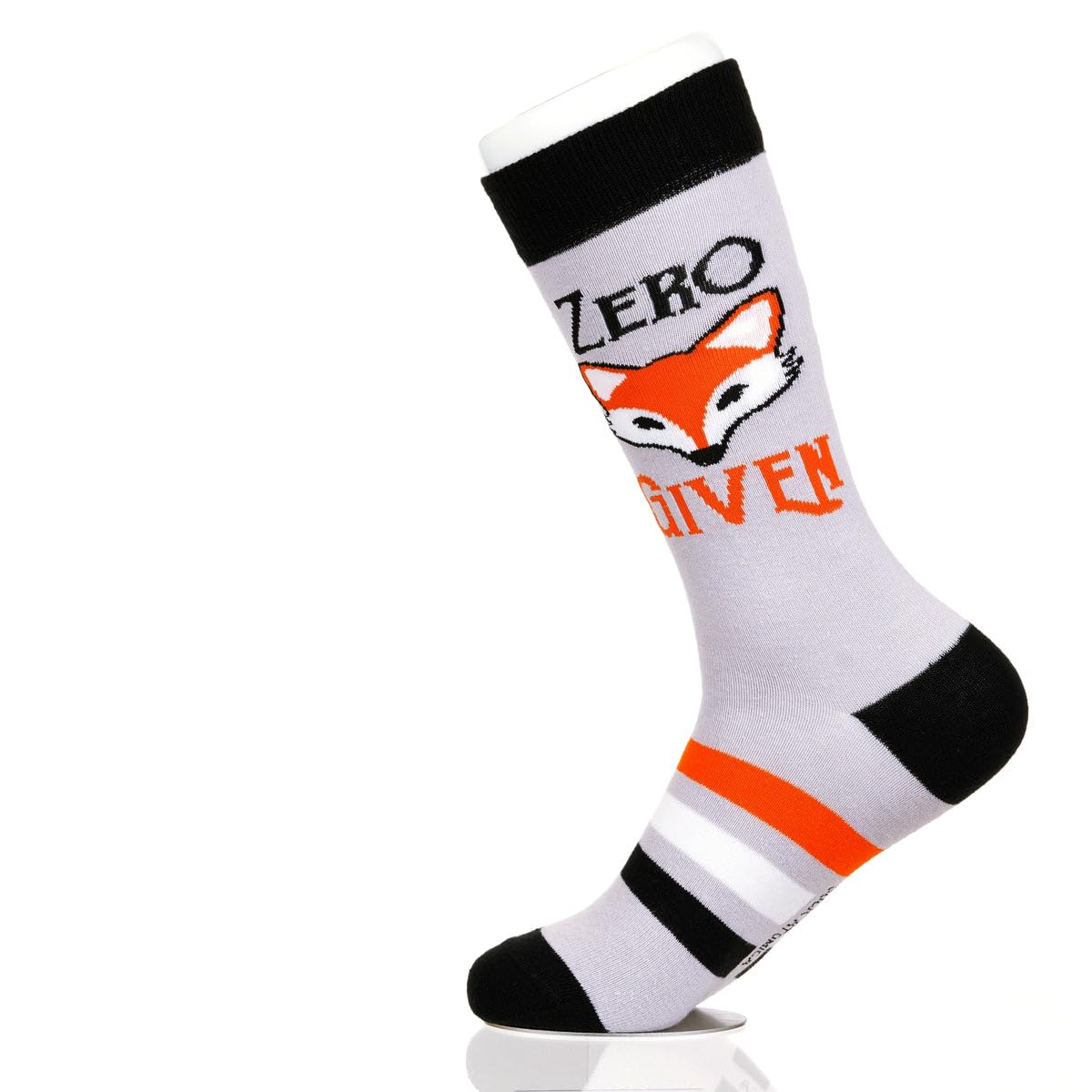Zero Fox Given, Fancy Colorful Cotton Comfy Novelty Funny Dress Socks Unisex, CAUSES Patterned Cool Design Gift, Women's 10-12.5, Men's 8.5-13, Unisex 41-46