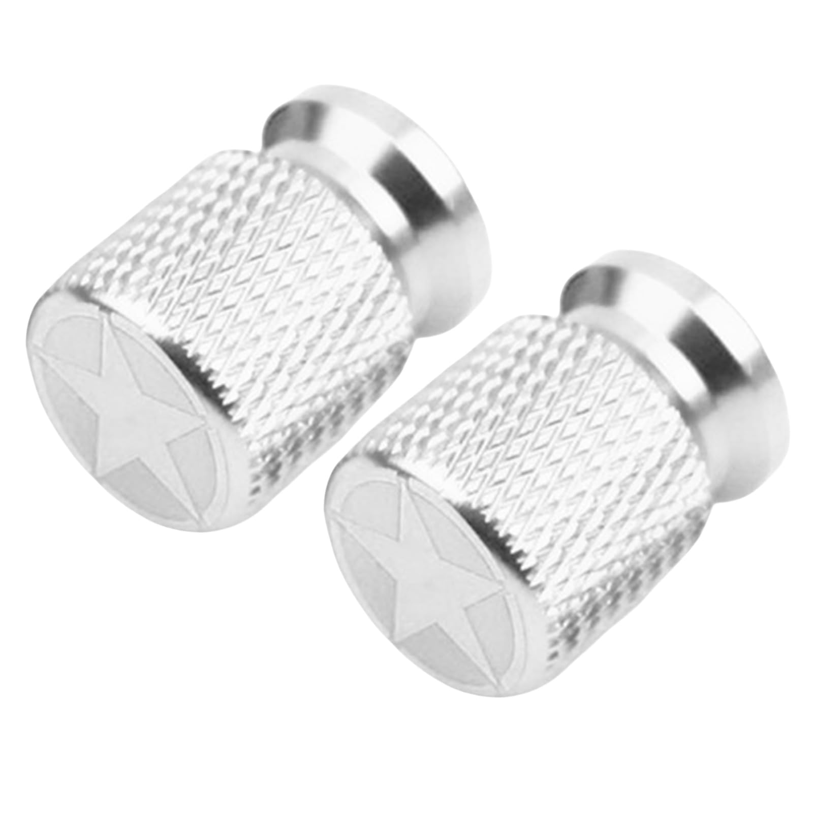 Wegiwuca Upgrades Aluminum Valves Caps Tire Valves Covers Stylish Metal Tire Valves Caps Decors for Motorcycles & Electric & Bike