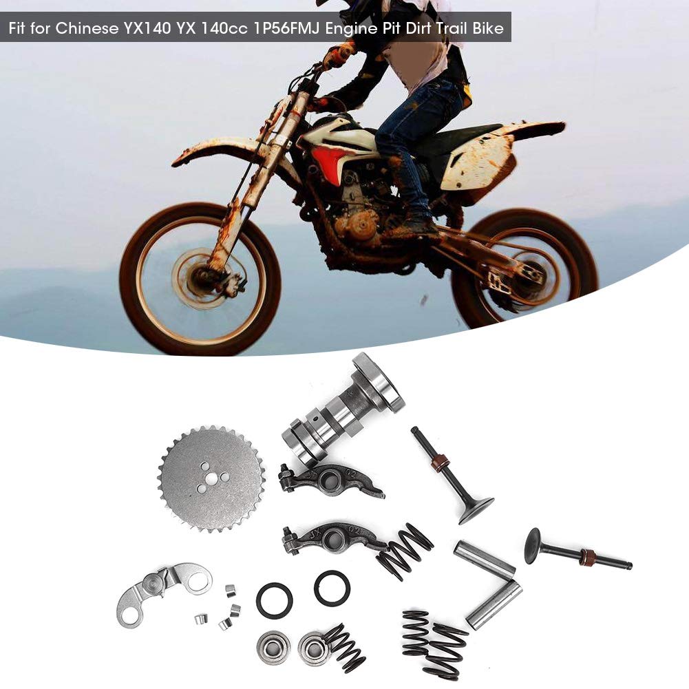 Kit albero a camme, albero a camme del motore da corsa, parte dell'albero a camme del motociclo adatta per il cinese YX140 YX 140cc 1P56FMJ Engine Pit Dirt Trail Bike
