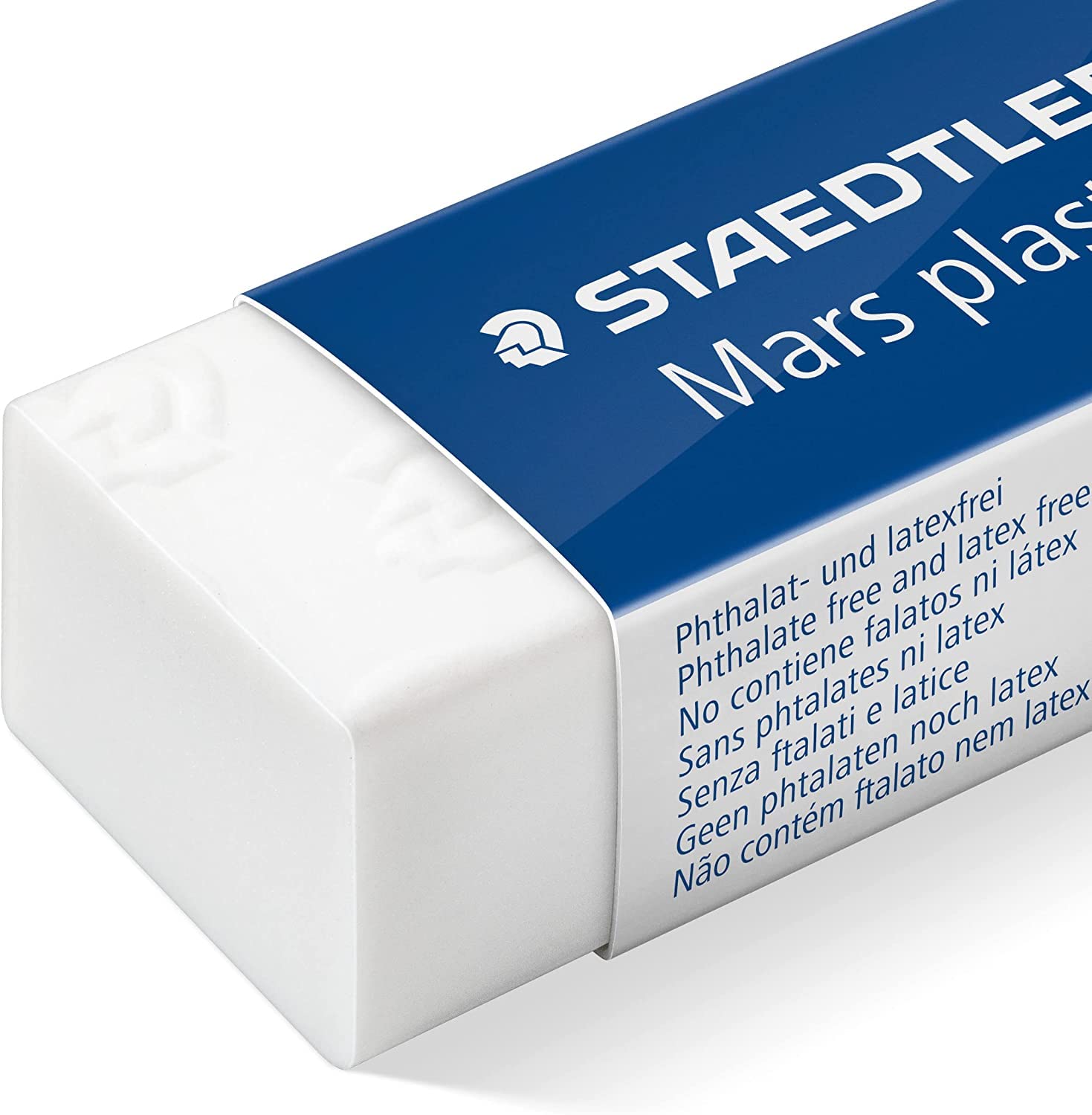Staedtler temperino Doppio e 3 gomme Marte in plastica, Senza ftalati e Lattice, a Bassa sbriciolatura, Bianco, a Bassa abrasione