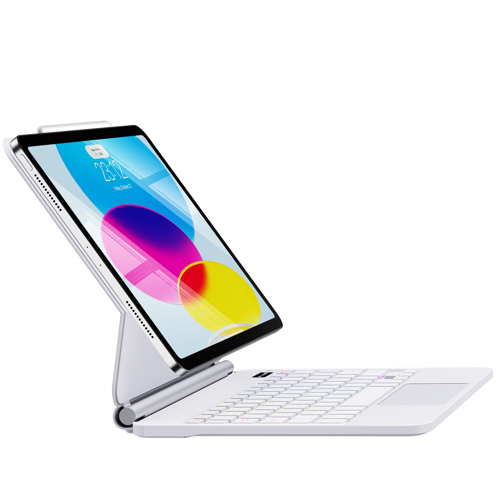 For iPad (A16) 11th &10th generation Case with Keyboard – Magic-Style Magnetic Keyboard Case for iPad 11 inch 2025&10th Gen 10.9 inch, Multi-Touch Trackpad - Backlit - Floating Cantilever Stand