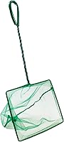 Aquaneat 8 Inch Fine Mesh Aquarium Fish Net - Safe for Betta Guppy, Durable Handle for Tank Cleaning & Debris Skimming