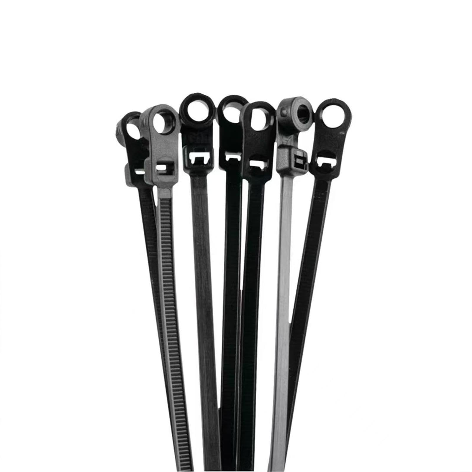 Enakshi® 100x Nylon Zip Ties with Screw Mounting Hole Premium Cable Management Straps 3.6x150mm Black|Business & Industrial | Fasteners & Hardware | Clamps, Ties & Cords | Cable Ties-image-33