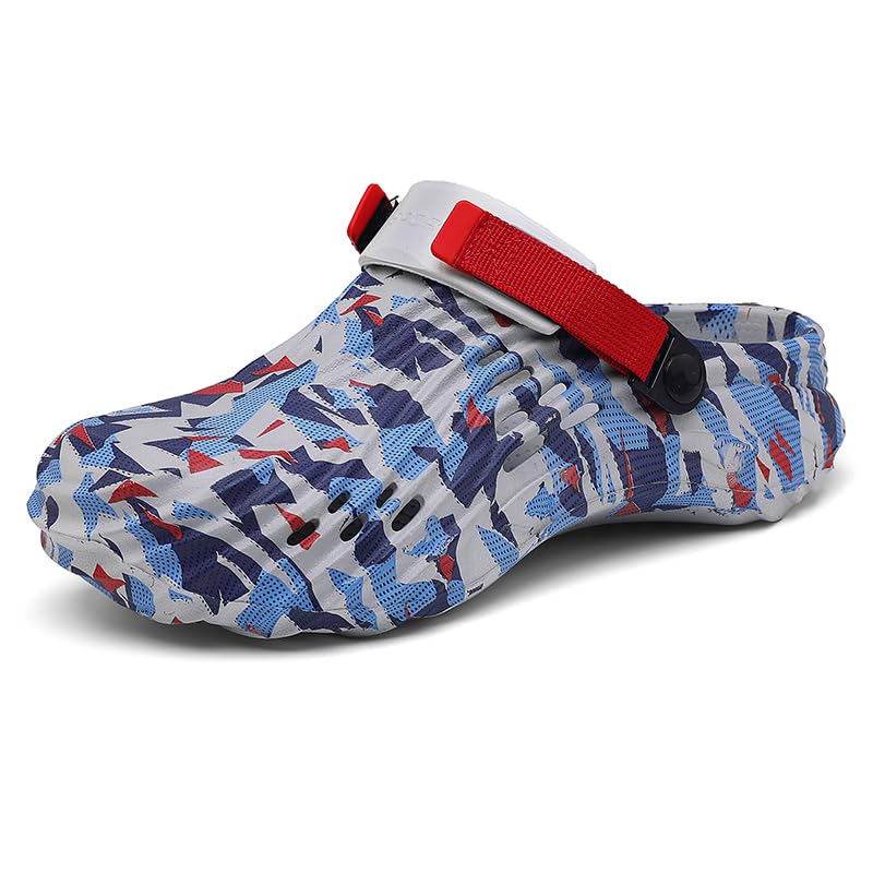 Image of Men's Outdoor Sports Sandals Summer Water Beach Shoes Casual Slippers Lightweight Breathable