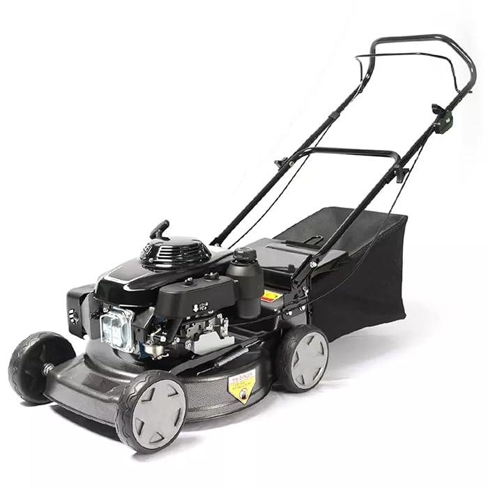 Buy 163cc Lawn Mower Gas Powered with Bag, 18 Inch Push Lawn Mower with