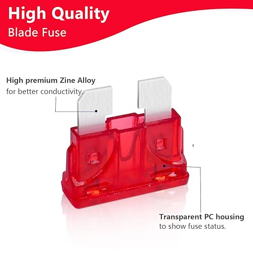 Miniatura 10 de Fusible automotriz estándar de 35 amperios, 35 A, 12 V, 24 V, 32 V, fusibles ATO APR ATS para cocheRVcamiónSUVmotocicletabarco