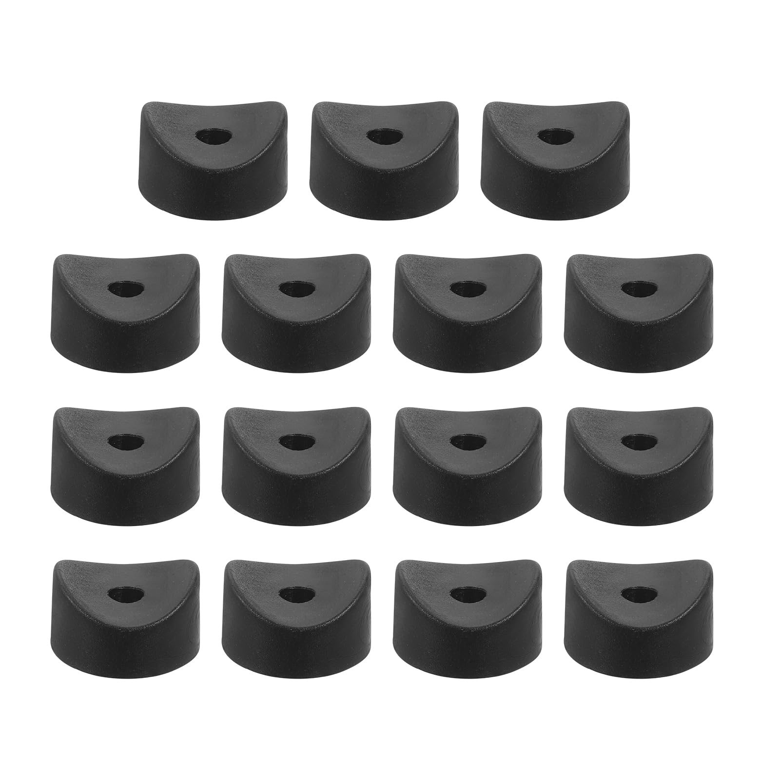 QUARKZMAN 5 Rondelle Concave In Plastica PE 14x50x8mm – Distanziatori Per Fissaggi, Assorbimento Urti E Riduzione Rumore (Nere)