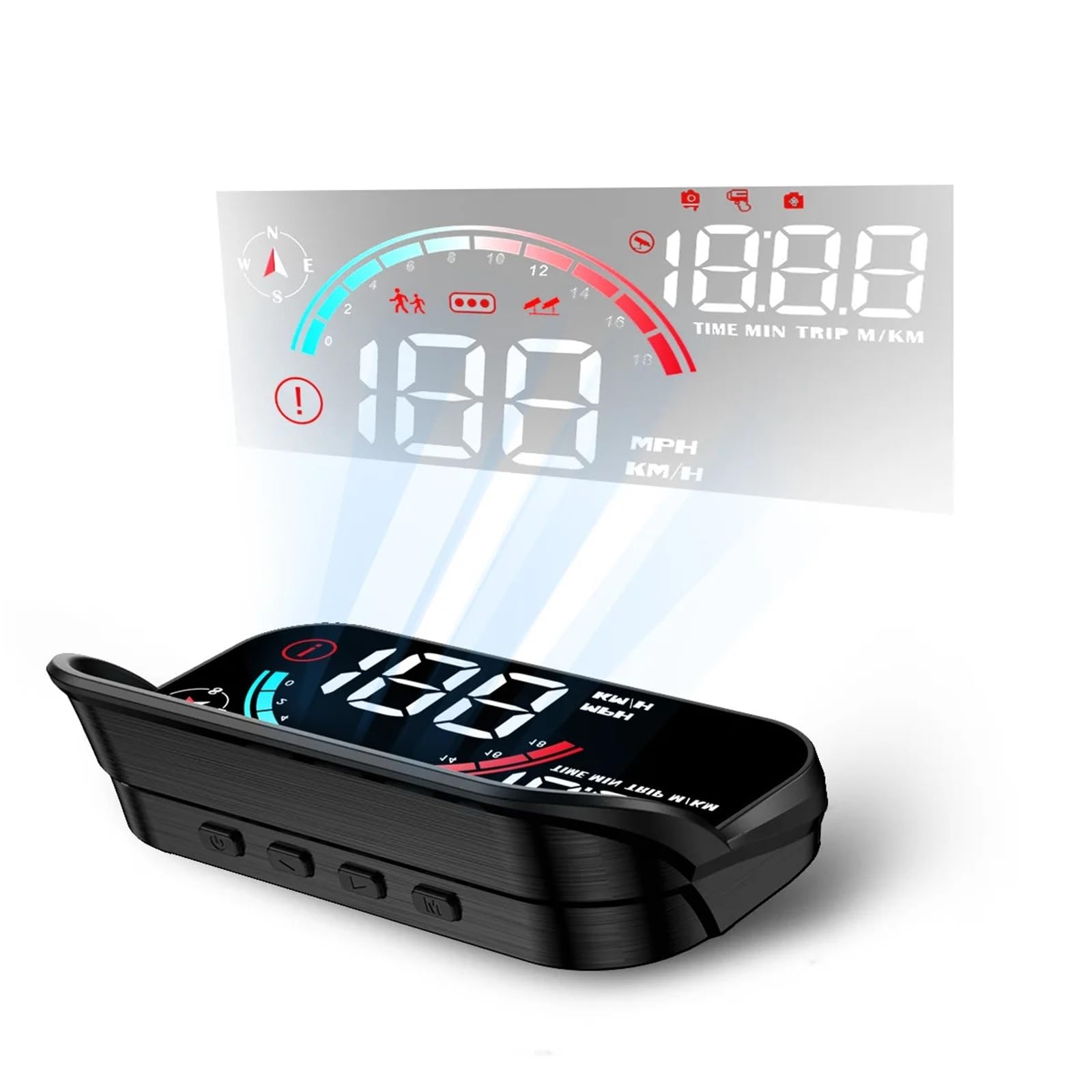 M22 Car Head Up Display Speed RPM MPH HUD GPS Speedometer For All Cars