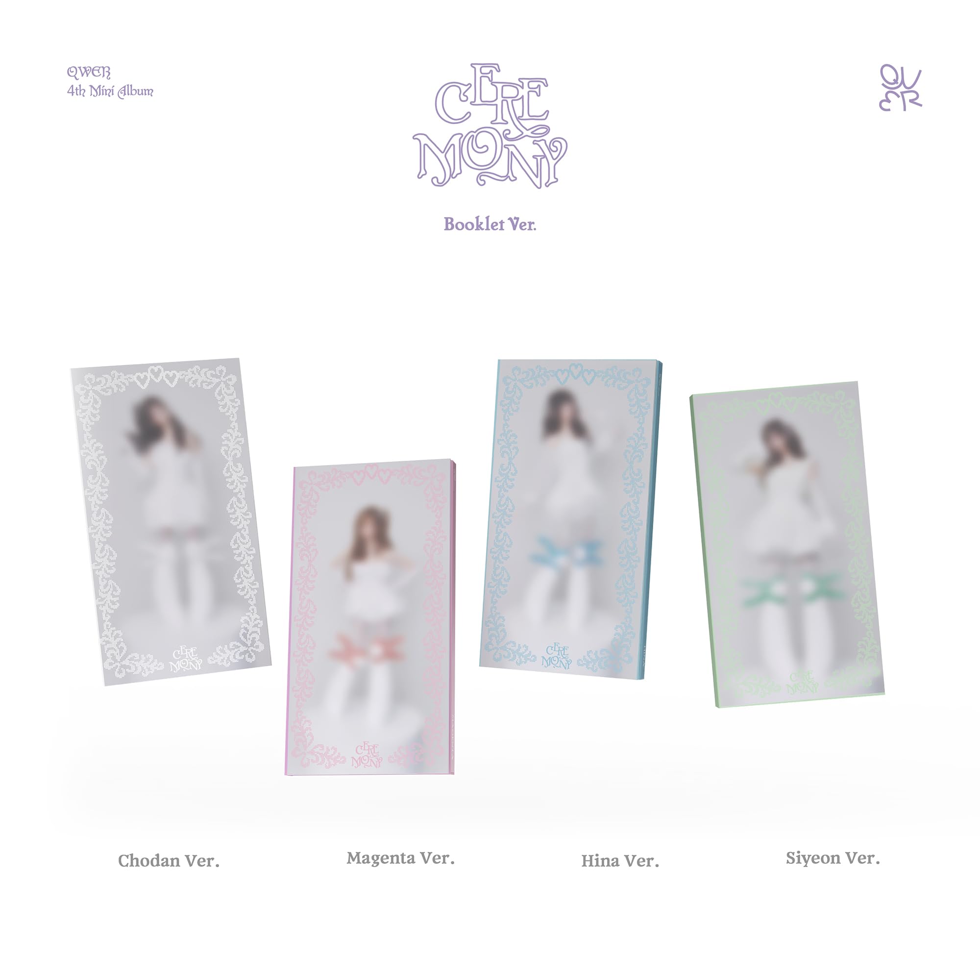Amazon.co.jp: QWER [CEREMONY] (Booklet Ver.)（韓国盤）【正規輸入盤