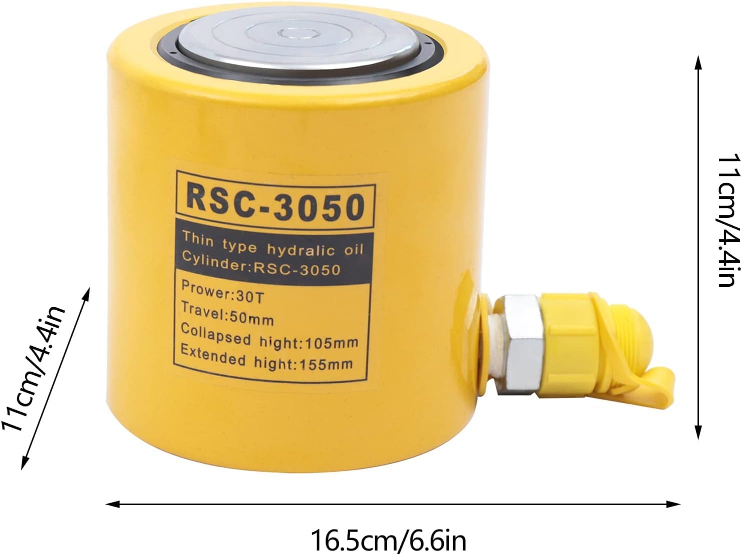 30 ton RSC-3050 hydrauliczny podnośnik taranowy supercienki podnośnik hydrauliczny o niskim profilu i pompa ręczna supercienki przemysłowy podnośnik zestaw zasilający do maszyn budowlanych wsparcie