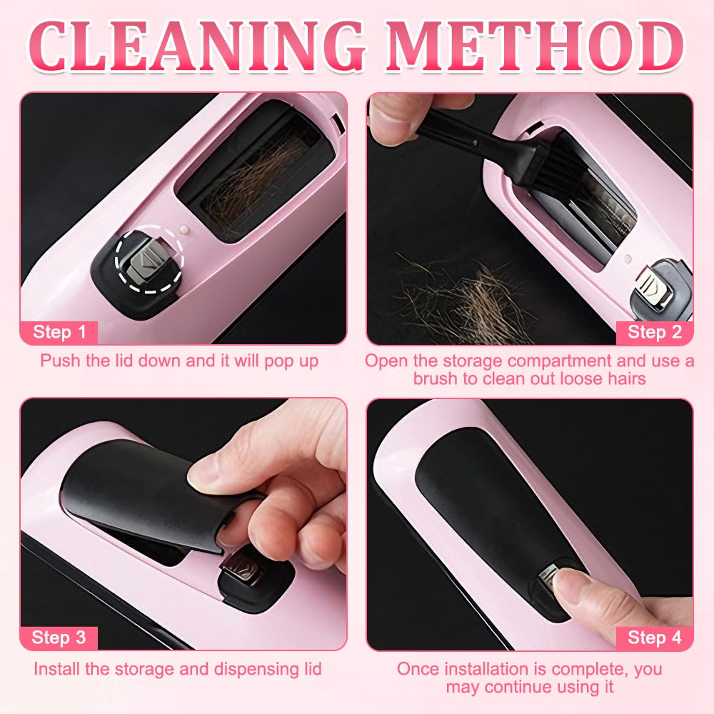 Spliss Entferner Gerät, Kabelloser Tragbarer Splissentferner, Effektiv Split Ends Hair Trimmer, Spliss Trimmer mit Negativ Ionen Haarpflege und Leistungsanzeige, Splizzentferner für Haare