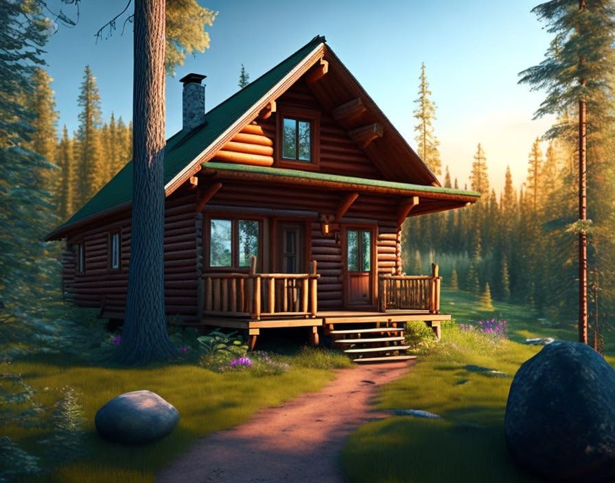 Affiches sur toile 58 x 90 cm mur vide salon paysage forêt SERENDIPITP