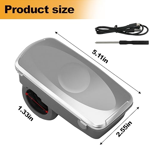 Miniatura 7 de Luz de parrilla, luz recargable con mango de barbacoa para parrilla Blackstone y parrilla Weber, se adapta a accesorios de parrilla Weber