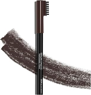 Manhattan Brow'Tastic Professional Pencil Fb. 004 Black Brown, Eyebrow Pencil with Integrated Brush, 1.5 g