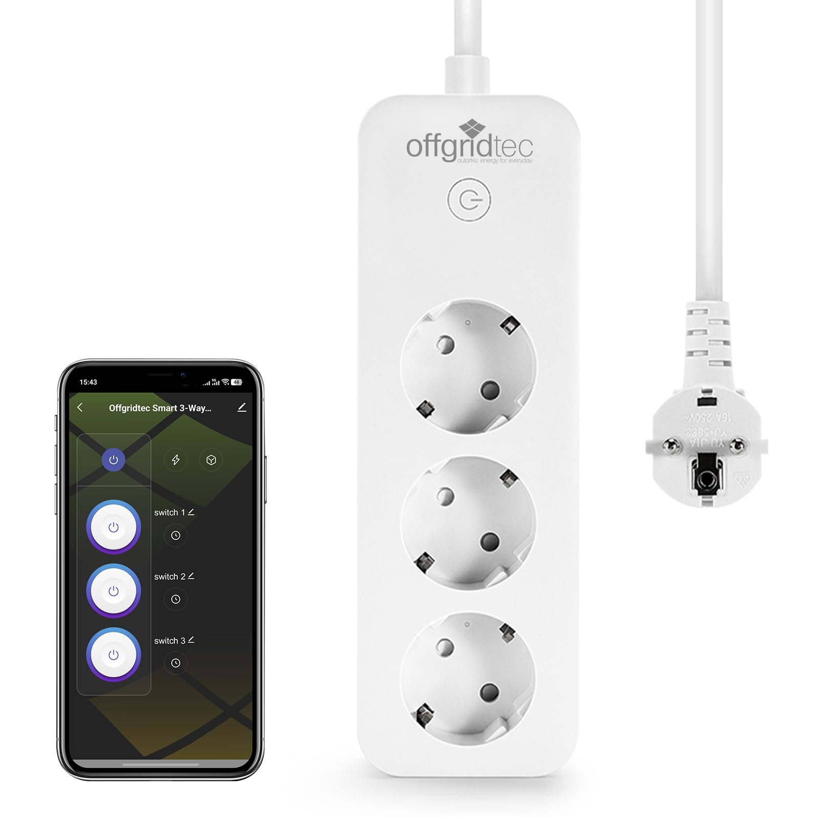 Smartphone screen showing electricity statistics with daily, monthly, and annual consumption data