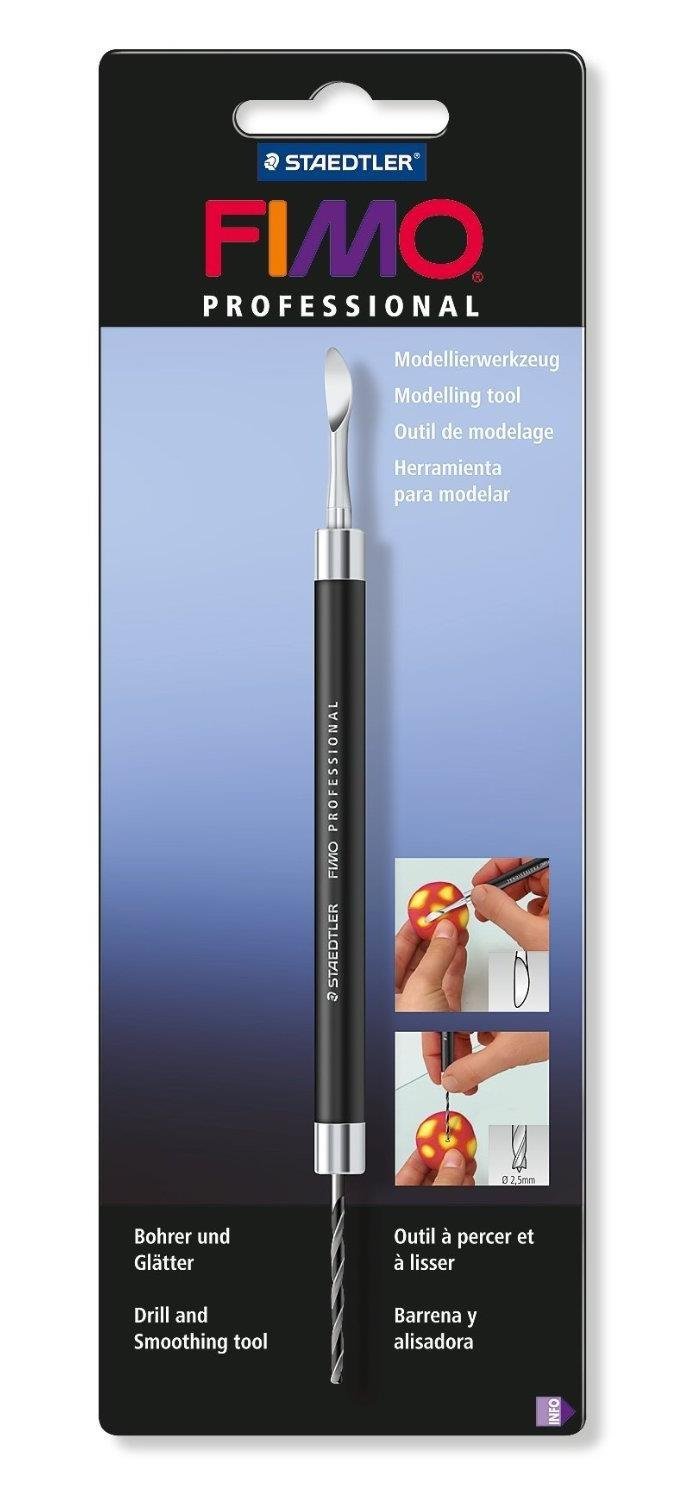 Outil de modelage à percer 2.5mm lisser Fimo Professional Staedtler blister