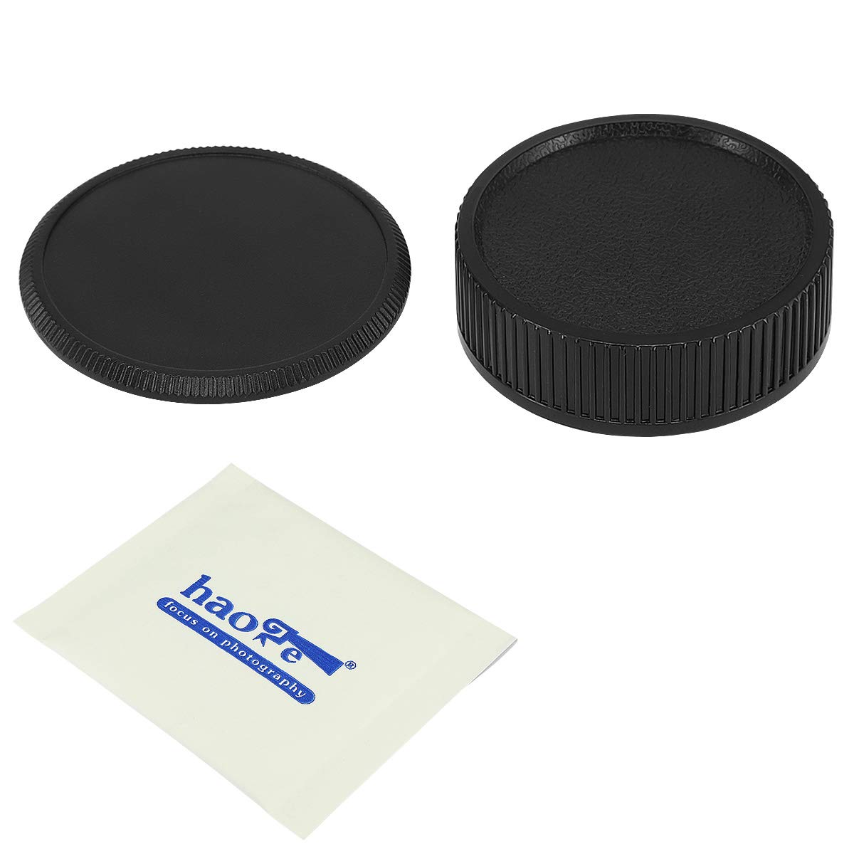 Haoge Camera Body Cap and Rear Lens Cap Cover for Leica L39 M39 39mm Screw Mount Camera Lens