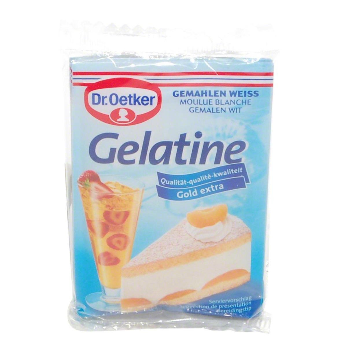 Dr. August Oetker Nahrungsmittel KG Dr. Oetker Gelatine 1 Packung à 3 Beutel Dr. August Oetker Nahrungsmittel KG Dr. Oetker Gelatine 1 Packung à 3 Beutel