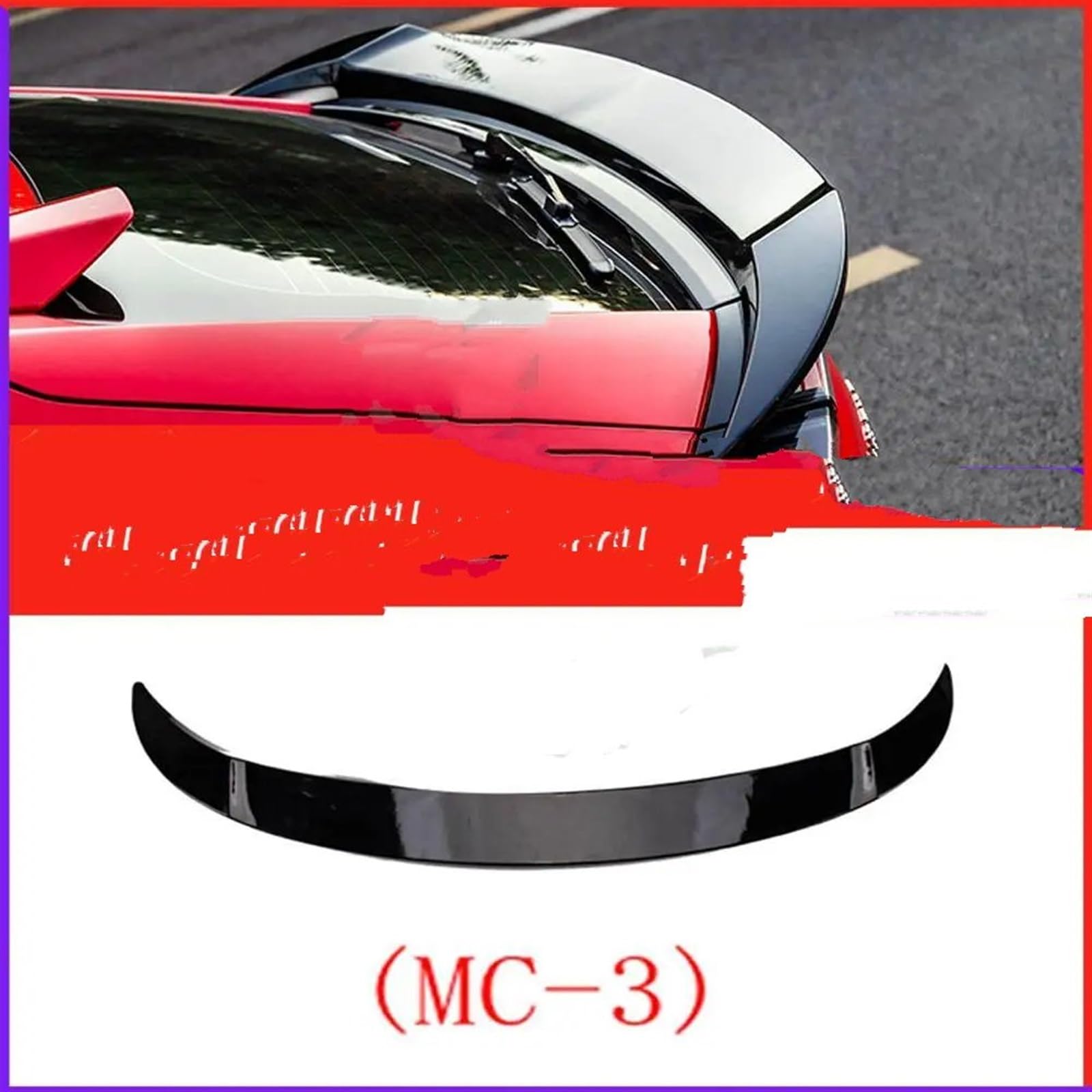 Amazon.co.jp: リアウイングスポイラー シビック用 ハッチバック FK7