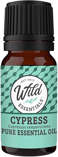 Miniatura 1 de Wild Essentials Aceite esencial de ciprés 100 % puro, 0.3 fl oz, grado terapéutico