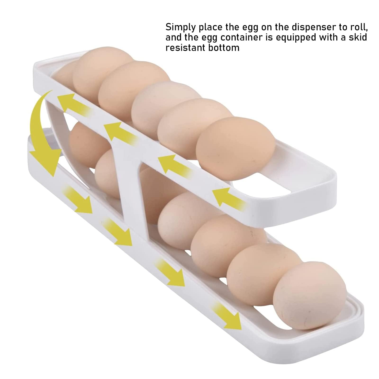Organisateur Garde-manger œufs Distributeur œufs Réfrigérateur Tyinerc - Rangement Automatique 2/3/4 étages Rangement œufs Frigo