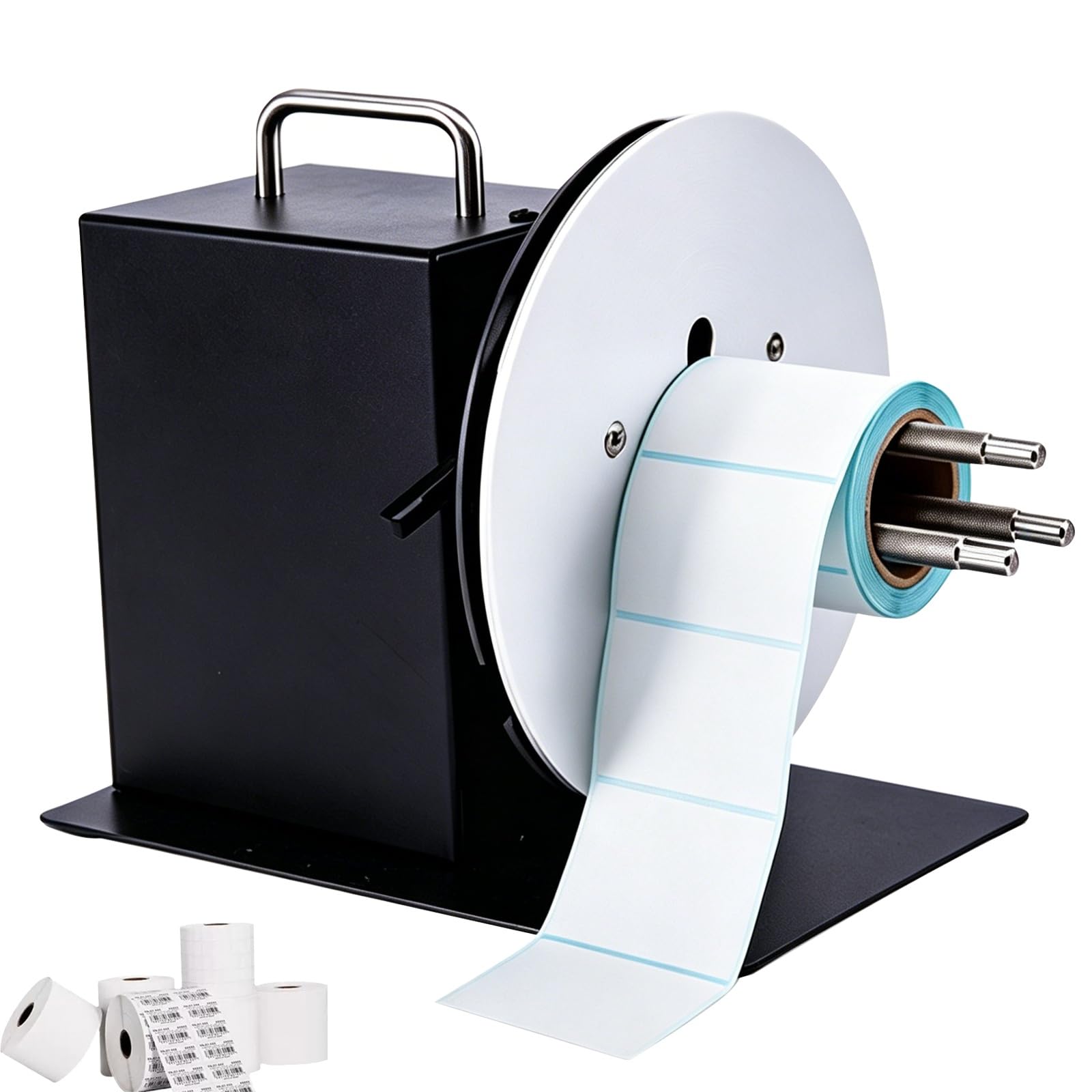 YNIYUJKL Automatic Label Rewinder Machine, Bi-Directional Core Winder, 1-8In/S Variable Speed, 1-3In Core, 185Mm Diameter, For Barcode Logistics And Printing