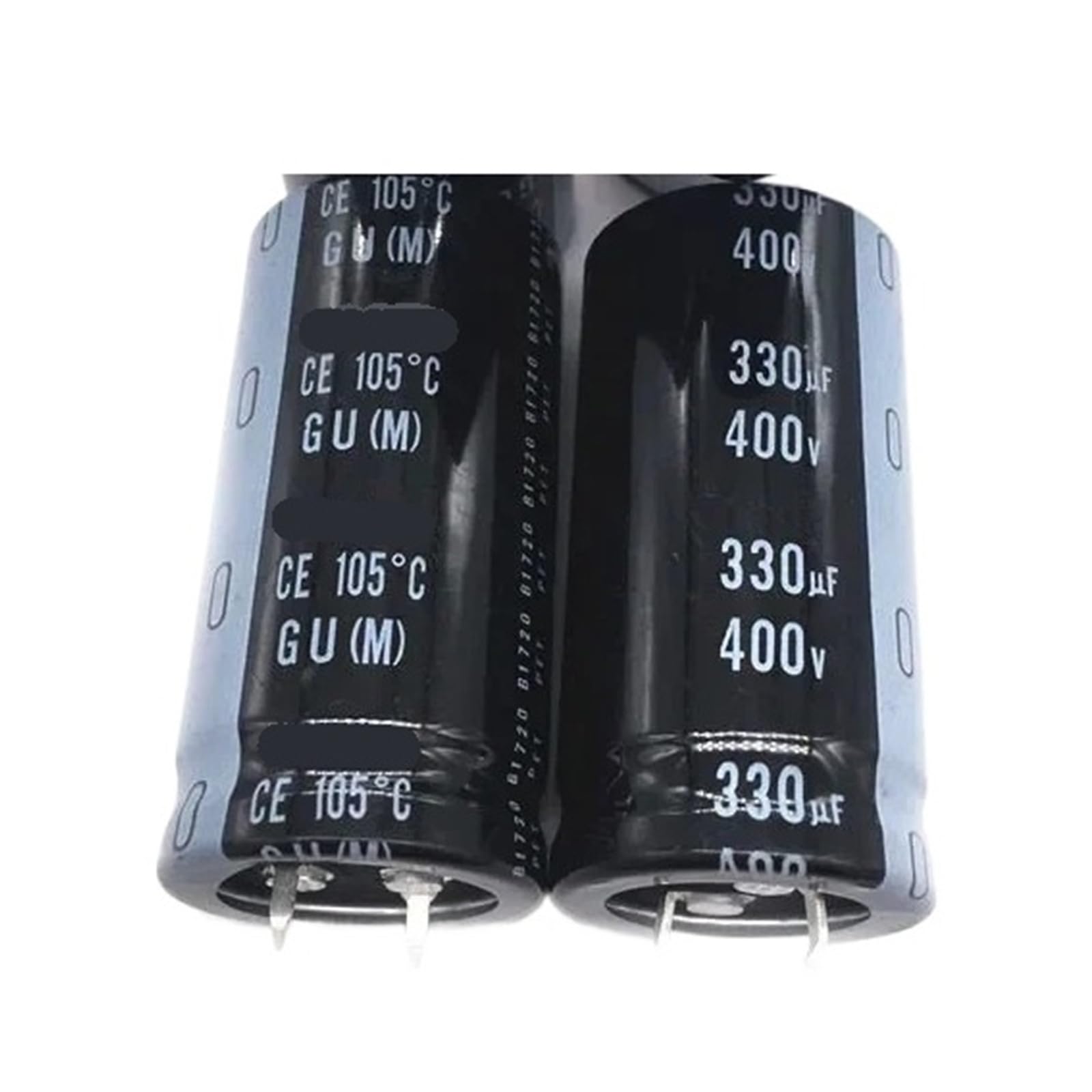 Condensateur 330 uF 400 V GU résoud les pannes de tension pour cartes électroniques 25 x 50 mm