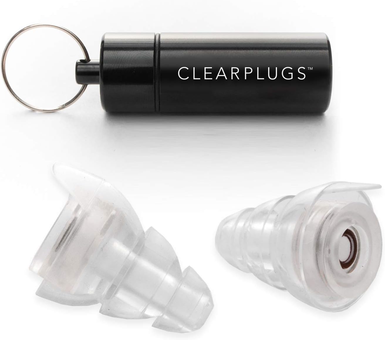 High Fidelity Invisible Ear Plugs - Discreet Sound Preserving Hearing Protection for Concerts Musicians Motorcycle Sporting Events Travel and More.