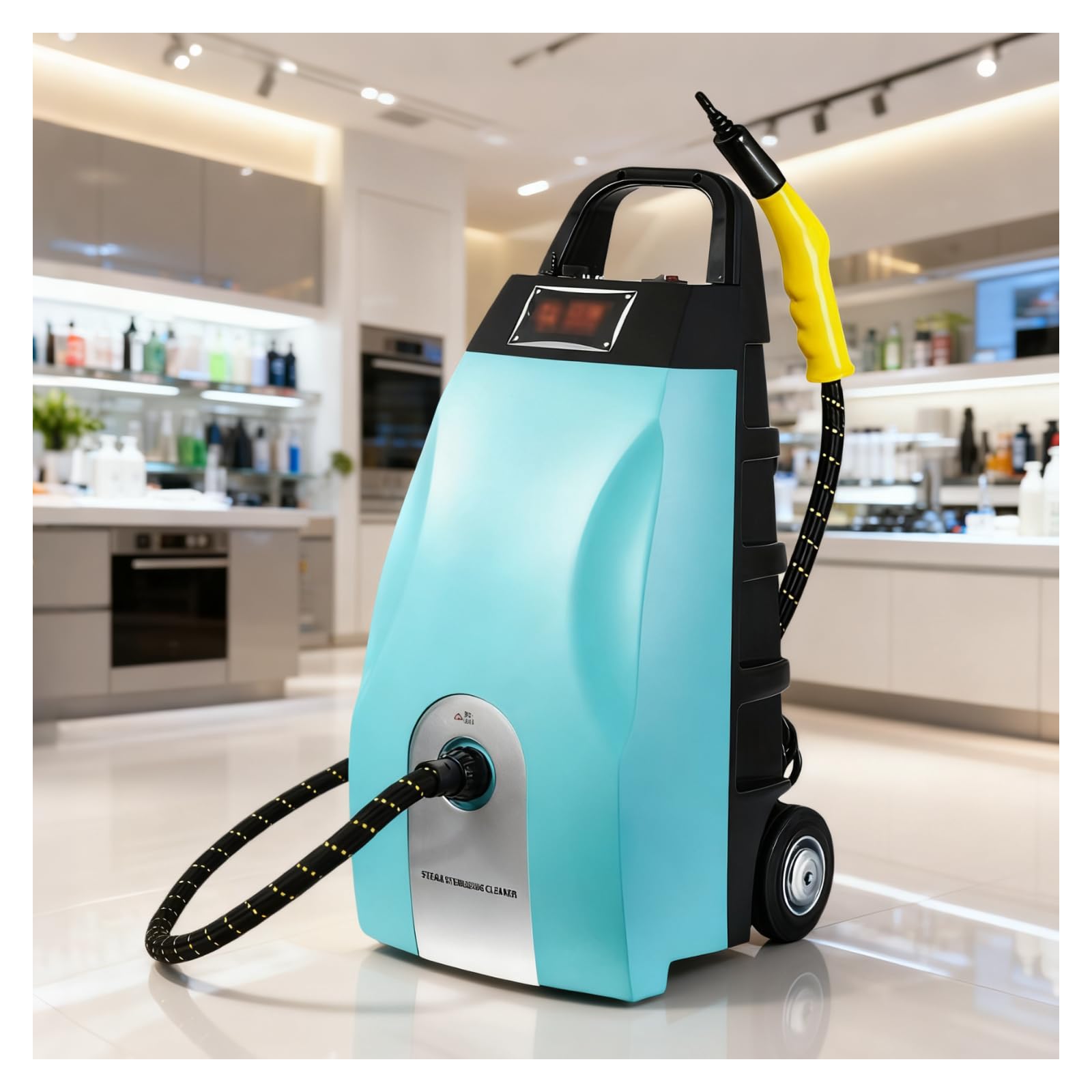2500W High Pressure Steam Cleaner 3 5L Tank Portable Steam Washer with Accessories for Home Car Interiors and