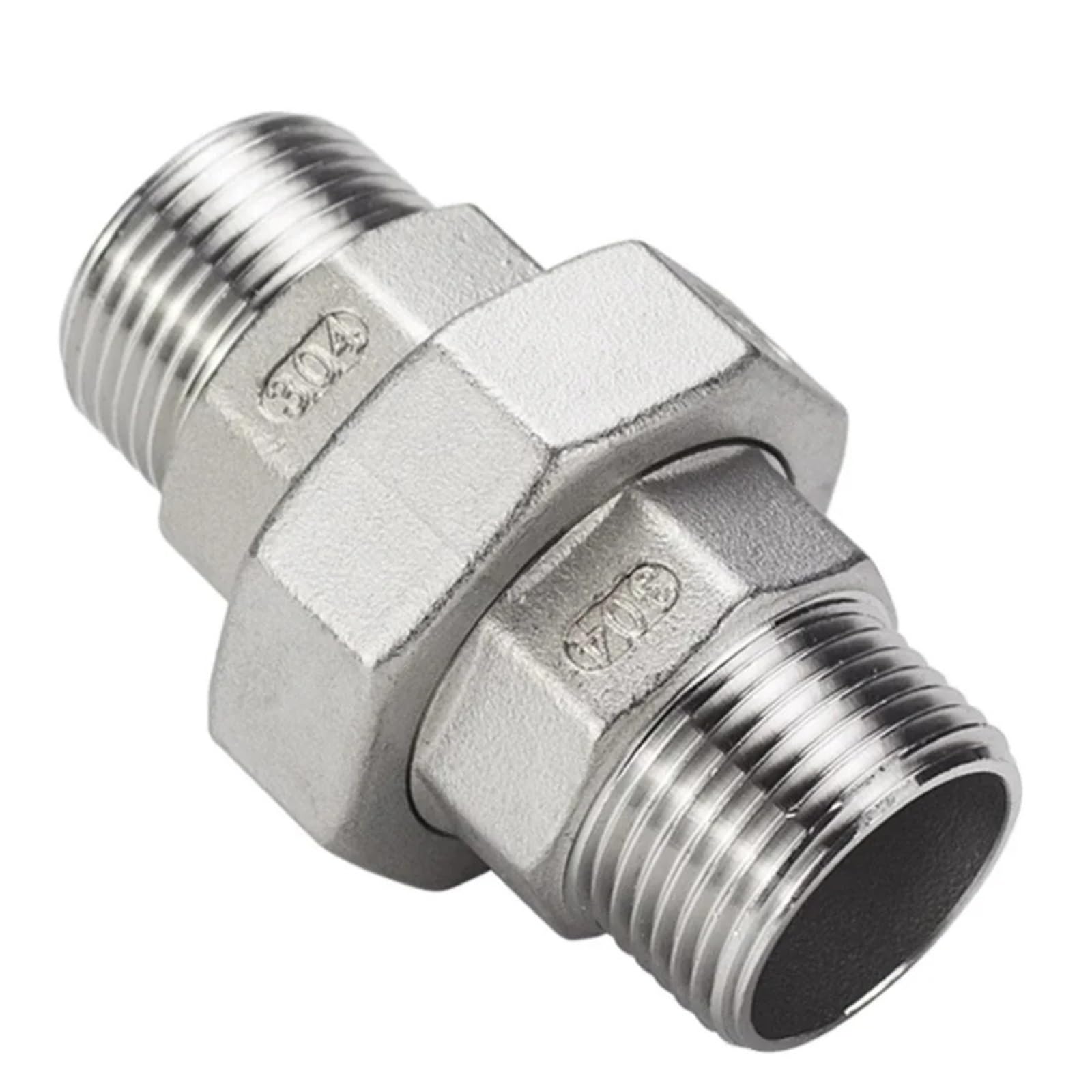 MQXFCZUX 1" BSPT Male Socket Union Coupler 304 Stainless Steel Pipe Fitting Connector MQXFCZUX