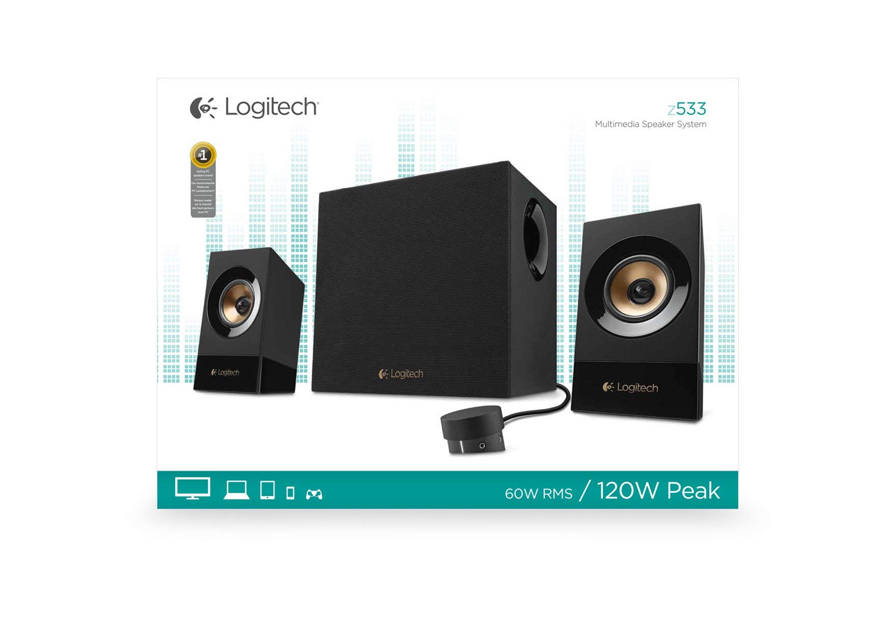 Logitech Z533 - Sistema de Altavoces Multimedia, Color Negro (Reacondicionado)