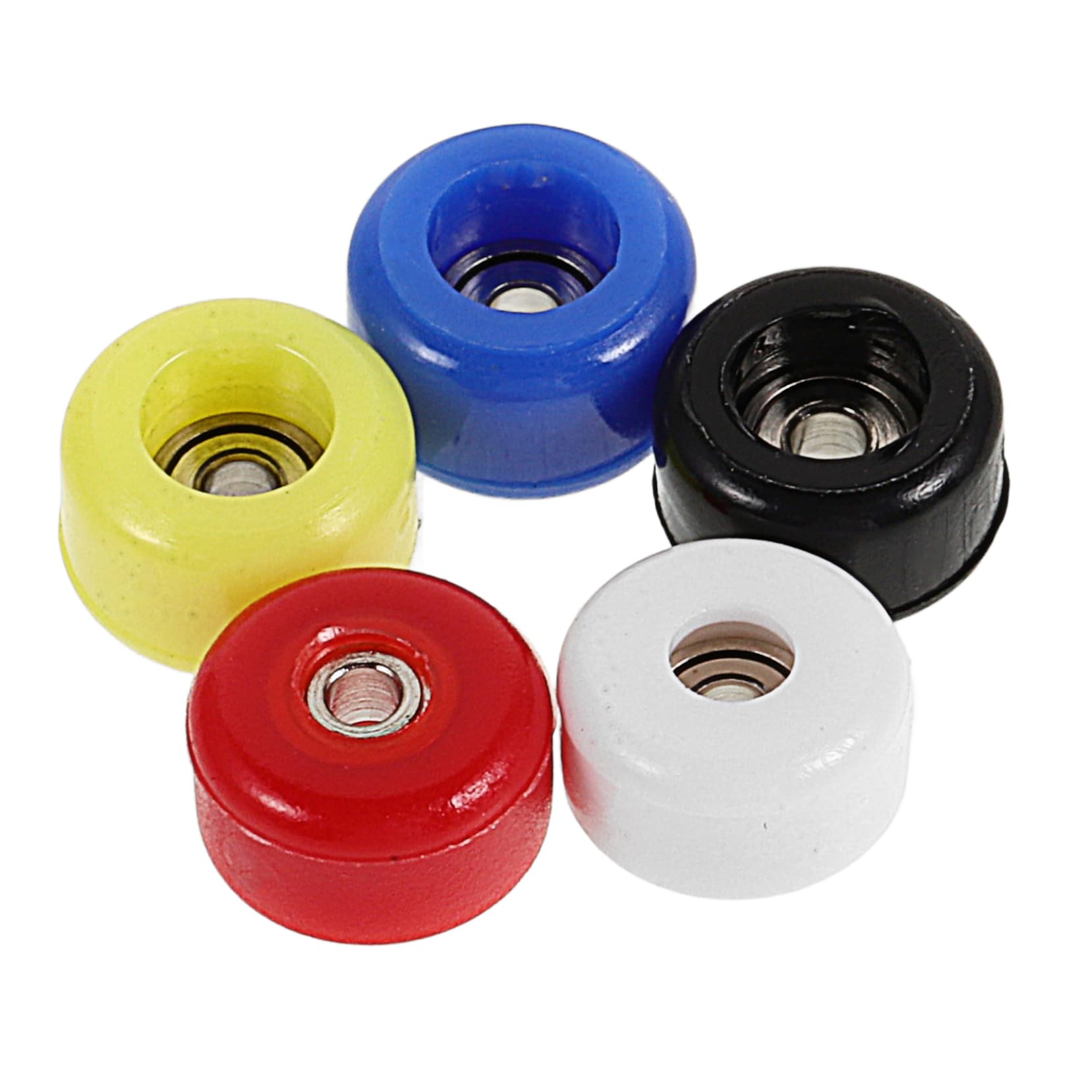 VICASKY Enhance Your Skateboarding Skills 5pcs Wheels Multifunctional Replacement Parts for Fingertip Skateboards