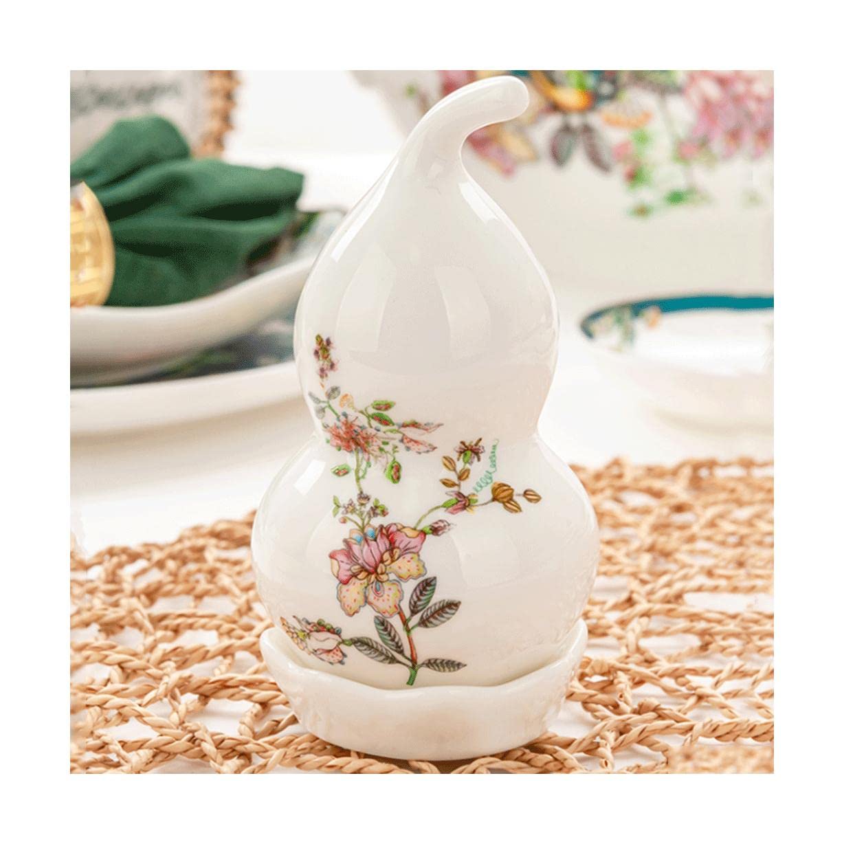 Wdwdw Style B Toothpicks Dispenser Toothpick Box Fashion Gourd Holder Ceramic Holder Container Creativity