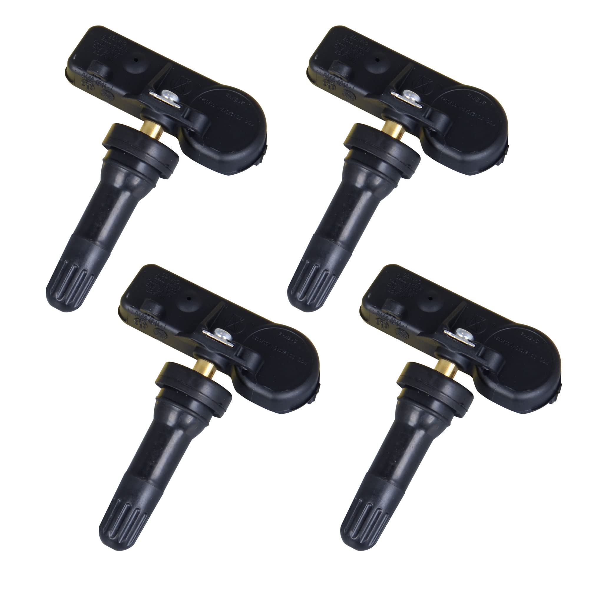TPMS Sensor 315MHz 4PCS Compatible with Lincoln Mercury Ford E150/E250/E350 Super Duty Edge Escape Focus, Tire Pressure Monitoring System Replaces OE CM5T1A180AA 9L3Z1A189A 9L3T1A180AF