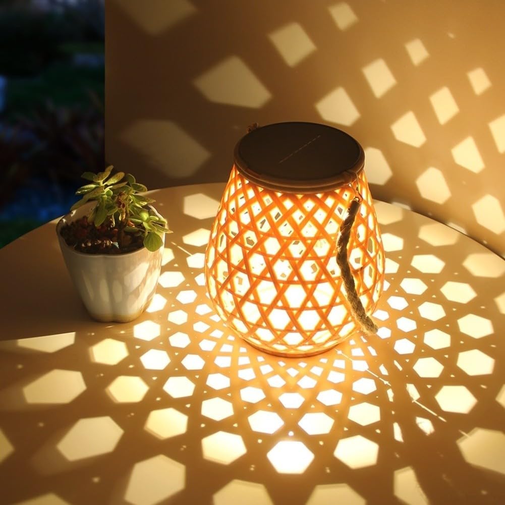 per lampada per solare Portatile per stile Vintage per Giardino