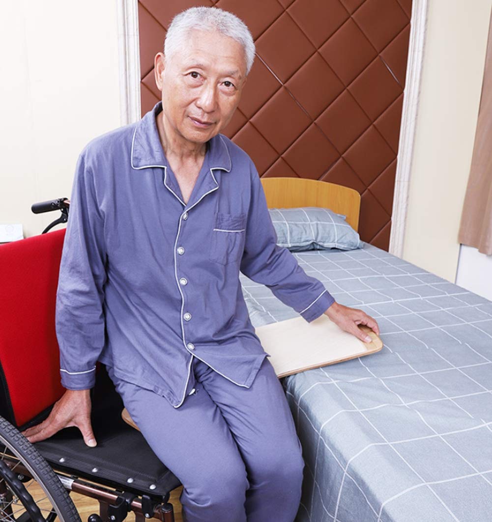 Tabla de Transferencia - Dispositivo de Asistencia al Deslizamiento del Paciente para Transferir al Paciente de la Silla de Ruedas a la Cama, Bañera, Inodoro, Automóvil - Plataforma de Transporte De