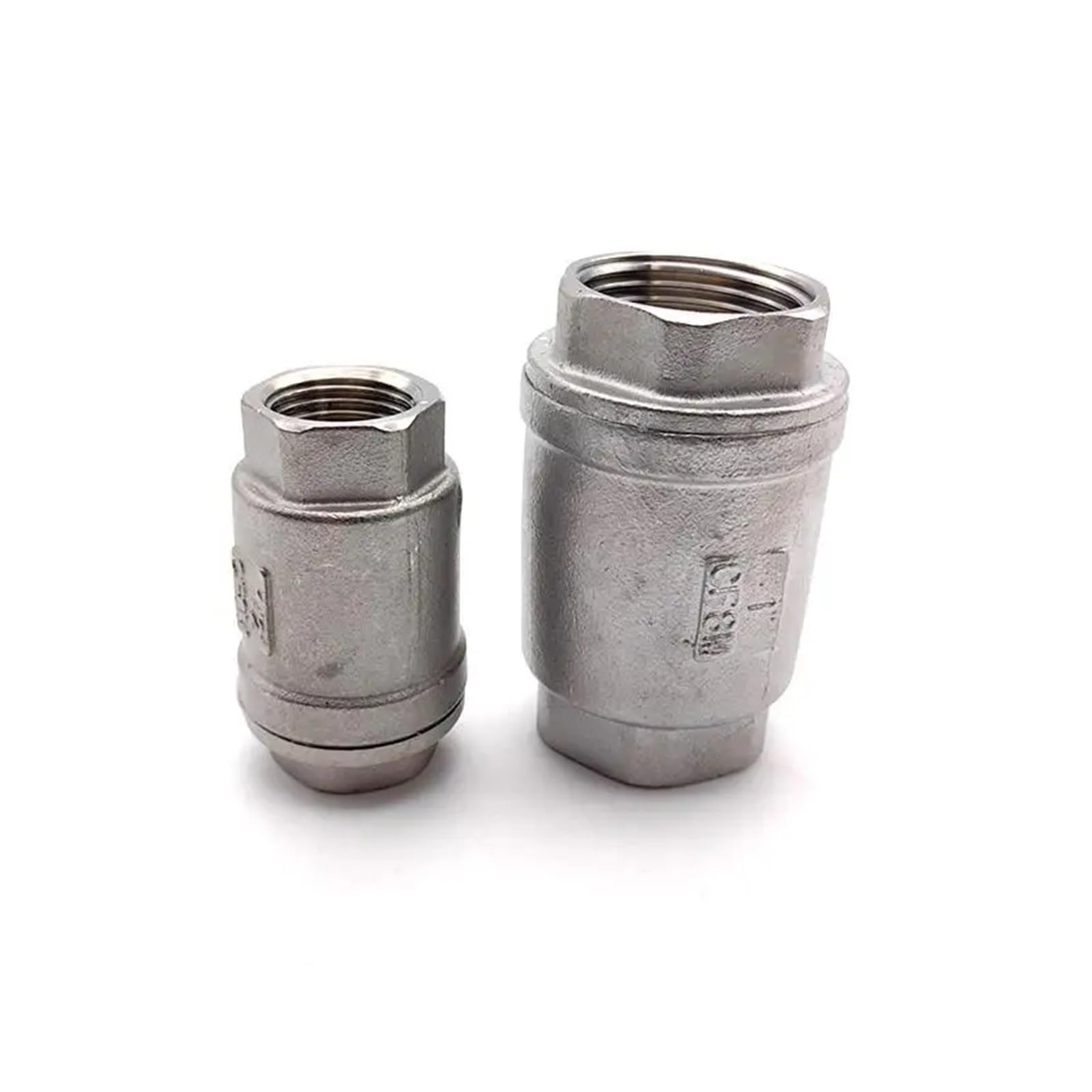 Válvula de retención vertical unidireccional de rosca interna de acero inoxidable BSP 304 de 1 pulgada